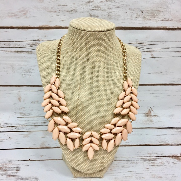 Light Pink Nude Color Boutique Necklace - Picture 1 of 7